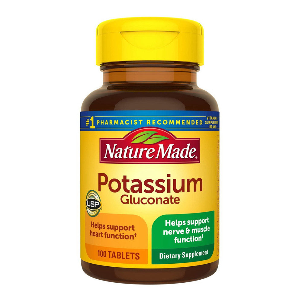Potassium Gluconate 550 Mg Tablets, By Nature Made, 100 Ea